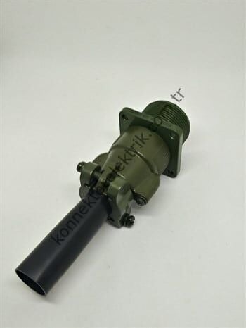 KUKDONG MS3100E 18-3S 2 Pin Metal Kasa Karşıt Kablo Tipi Dişi Askeri Konnektör