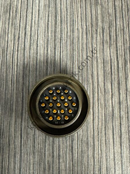 AMPHENOL PT06E-14-19S-SR 19 Pin Metal Kasa Bayonet Kablo Tipi Dişi Askeri Konnektör