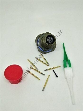 AMPHENOL D38999/24WA35SA MIL-DTL-38999 Panel Tipi Dişi Askeri Konnektör