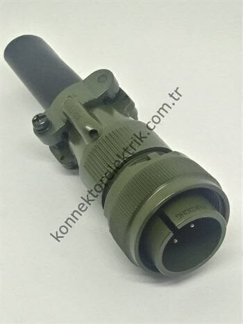 KUKDONG MS3106F 18-4P 4 Pin Metal Kasa Kablo Tipi Erkek Askeri Konnektör