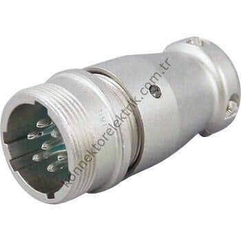 JAE SRCN1A16-7P 7 Pin Metal Kasa Kablo Tipi Erkek Konnektör