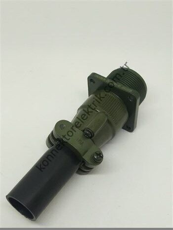 KUKDONG MS3100E 18-10S 4 Pin Metal Kasa Karşıt Kablo Tipi Dişi Askeri Konnektör