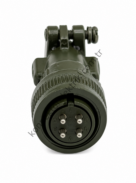 KUKDONG MS3106F 12SA-10P 4 Pin Metal Kasa Kablo Tipi Dişi Askeri Konnektör