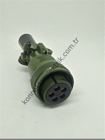 KUKDONG MS3106F 18-11S 5 Pin Metal Kasa Kablo Tipi Dişi Askeri Konnektör