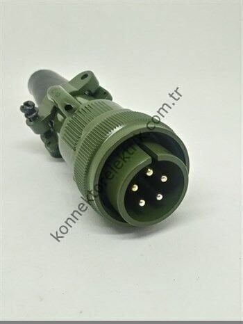 KUKDONG MS3106F 18-11P 5 Pin Metal Kasa Kablo Tipi Erkek Askeri Konnektör