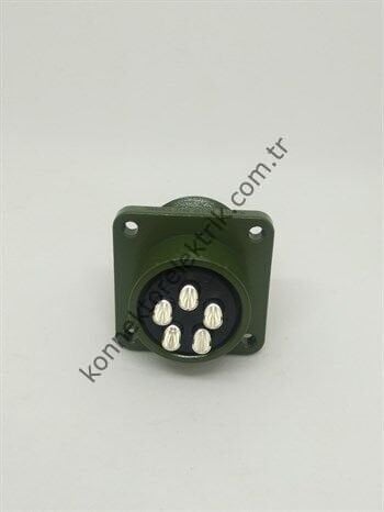 KUKDONG MS3102E 18-11P 5 Pin Metal Kasa Panel Tipi Erkek Askeri Konnektör
