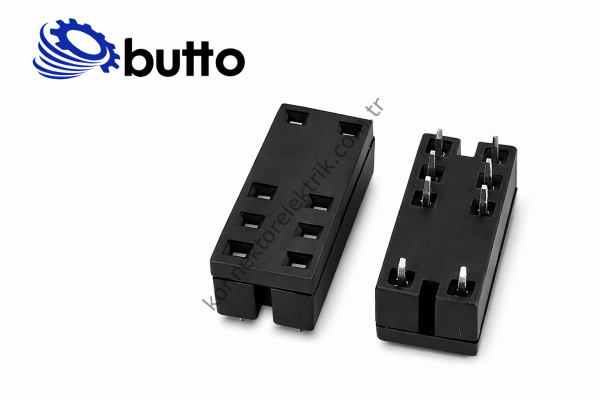 BUTTO 14F-2Z-A2 (SC-42.PCB) 8 Pin PCB Tip 14F-2P / 40.52 Röle Soketi