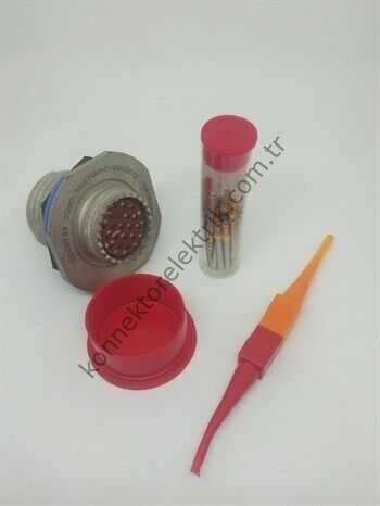 AMPHENOL D38999/24MD19SD MIL-DTL-38999 Panel Tipi Dişi Askeri Konnektör