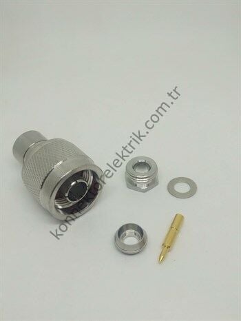 AMPHENOL 172111 N Tip Düz RF Koaksiyel Konnektör (Straight Clamp)