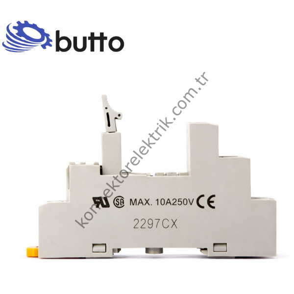 BUTTO 5 Pin Ray Montaj Uzun Tip 157FT-1PL / G2R-1-SN Röle Soketi