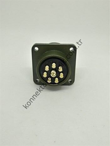 HZ CONNECTORS MS3102E 18-8S 8 Pin (7+1) Panel Tipi Dişi Askeri Konnektör