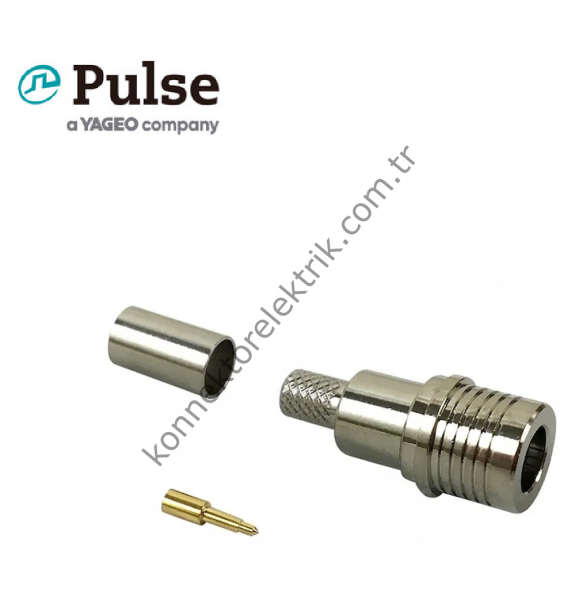 QMA Crimp Konnektör RG58 Kablo İçin – Pulse RF Konnektör