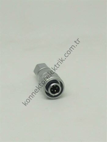 WEIPU SF610/P5 5 Pin IP67 Metal Kasa Kablo Tipi Erkek Su Geçirmez Konnektör