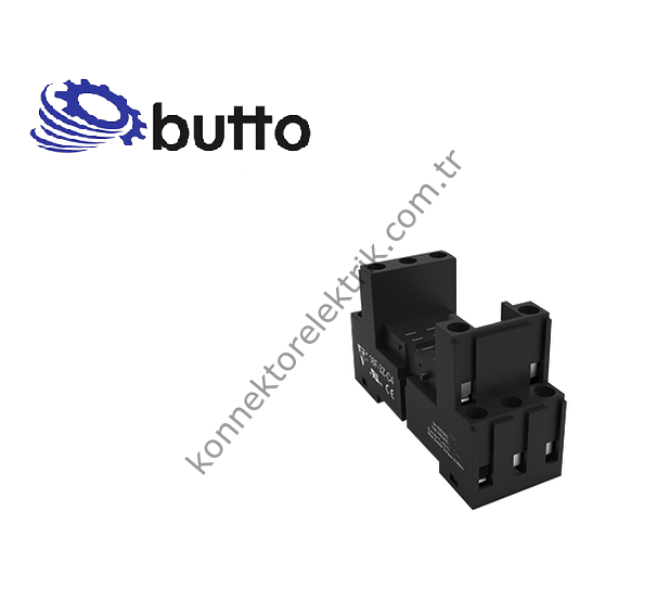BUTTO 18F-3Z-C4 (SC-53) 11 Pin Ray Montaj Kısa Tip 18FT-3P / 55.33 Röle Soketi