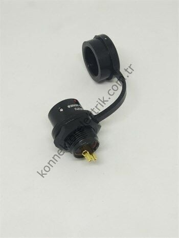 WEIPU SA1212/P2 2 Pin IP67 Hafifletilmiş Metal Kasa Panel Tipi Erkek Su Geçirmez Konnektör