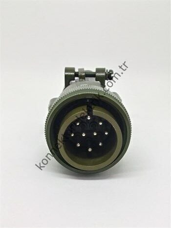 KUKDONG MS3106F 18-19P 10 Pin Metal Kasa Kablo Tipi Erkek Askeri Konnektör
