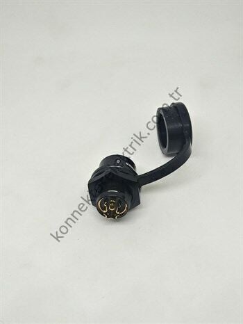 WEIPU SA1212/P6 6 Pin IP67 Hafifletilmiş Metal Kasa Panel Tipi Erkek Su Geçirmez Konnektör