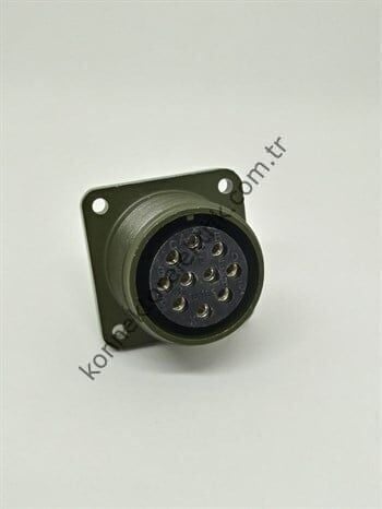 KUKDONG MS3102E 18-19S 10 Pin Metal Kasa Panel Tipi Dişi Askeri Konnektör
