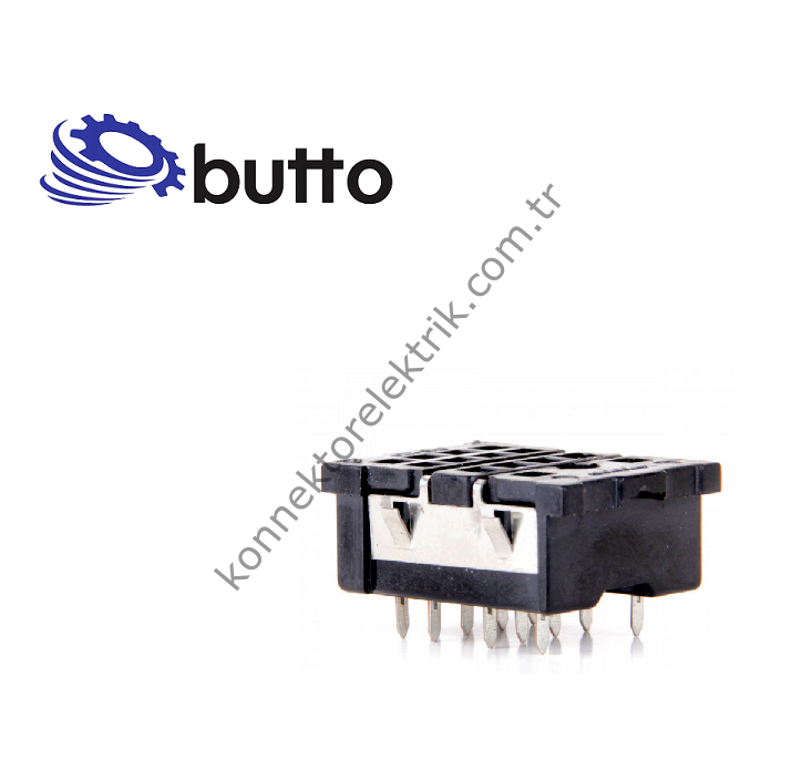 BUTTO 18F-4Z-A2 (SC-54.PCB) 14 Pin PCB Tip 18FT-4P / 55.34 Röle Soketi