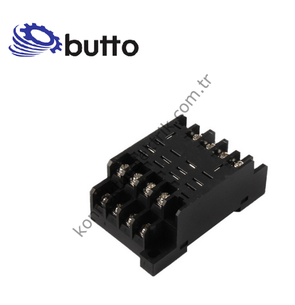 BUTTO 13F-4Z-C1 (SC-96.04) 14 Pin Ray Montaj Kısa Tip 13f-4P / LYN4 Röle Soketi