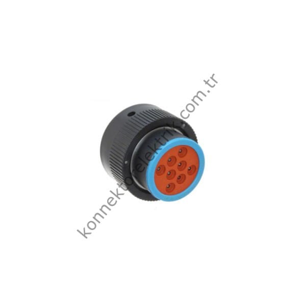 HDP26-18-8SN 8 PİNLİ KABLO TİPİ DİŞİ KONNEKTÖR