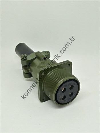 KUKDONG MS3100E 20-4S Pin Metal Kasa Karşıt Kablo Tipi Askeri Konnektör