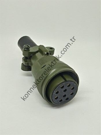 KUKDONG MS3106F 20-01S 10 Pin Metal Kasa Kablo Tipi Dişi Askeri Konnektör