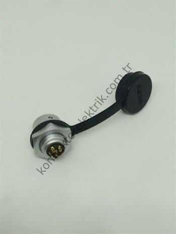 WEIPU SF812/S6 6 Pin IP67 Metal Kasa Panel Tipi Dişi Su Geçirmez Konnektör