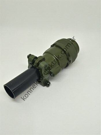 KUKDONG MS3106F 20-01P 10 Pin Metal Kasa Kablo Tipi Erkek Askeri Konnektör