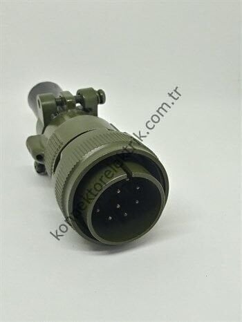 KUKDONG MS3106F 20-01P 10 Pin Metal Kasa Kablo Tipi Erkek Askeri Konnektör