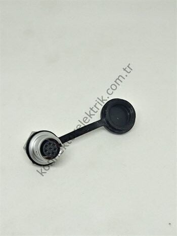 WEIPU SF812/S8 8 Pin IP67 Metal Kasa Panel Tipi Dişi Su Geçirmez Konnektör