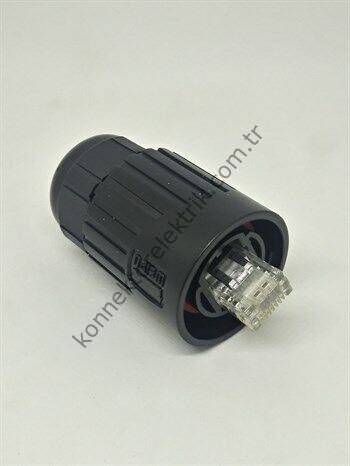WEIPU RJ45F6 IP67 CAT5E - CAT6 Uyumlu Kablo Tipi RJ45 Erkek Ethernet Konnektör