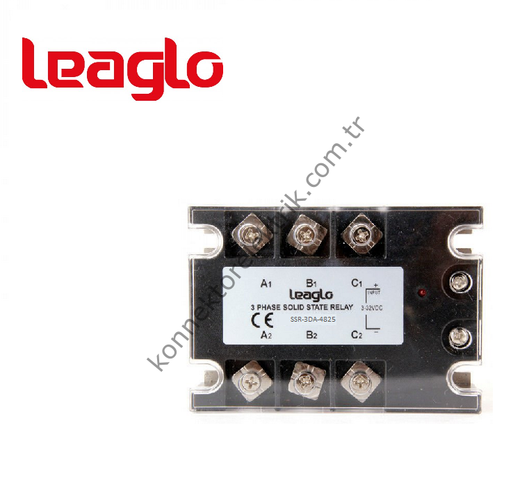 LEAGLO 3DA-4825 Üç Fazlı SSR Giriş:3-32V DC Çıkış: 24-480V AC