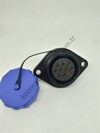 WEIPU SP2913/S10 10 Pin IP68 Plastik Kasa Panel Tipi Dişi Su Geçirmez Konnektör