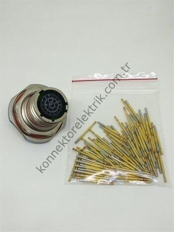 AMPHENOL D38999/24FC35SN (MIL-DTL) 22 Pin Panel Tipi Dişi Askeri Konnektör