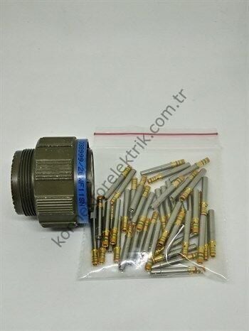 AMPHENOL D38999/26WF11SN MIL-DTL-38999 Kablo Tipi Dişi Askeri Konnektör