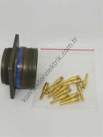 AMPHENOL D38999/20WJ19PN (MIL-DTL) 19 Pin Panel Tipi Erkek Askeri Konnektör