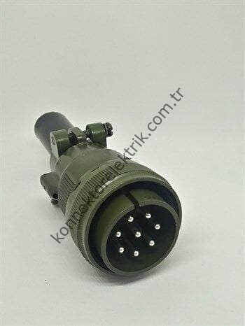 KUKDONG MS3106F 22-23P 8 Pin Metal Kasa Kablo Tipi Erkek Askeri Konnektör