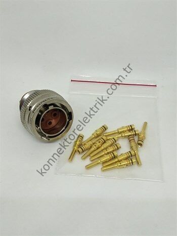 AMPHENOL MS3476L14-4P 4 Pin Metal Kasa Kablo Tipi Erkek Konnektör