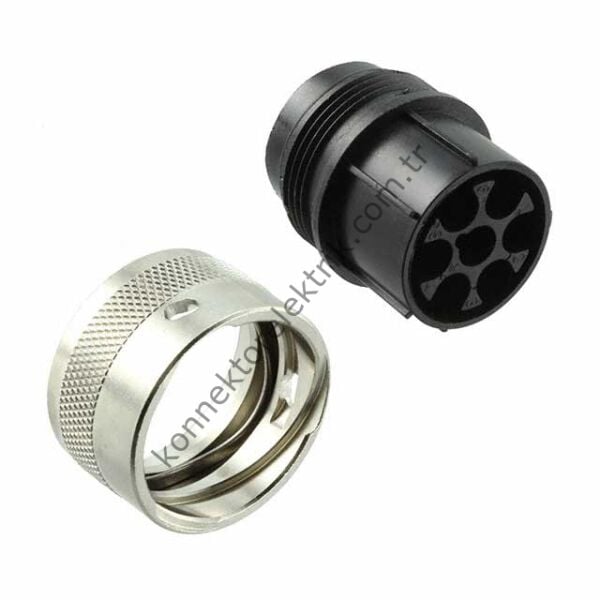 SOURIAU UTG 7 PİNLİ KABLO TİPİ ERKEK KONNEKTÖR