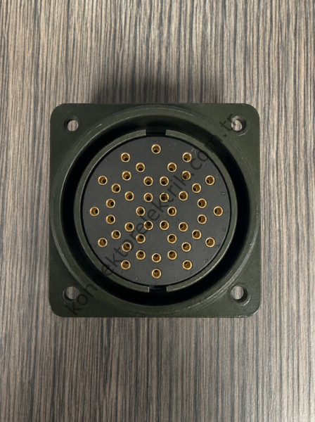 KUKDONG MS3102E 28A51S 43 Pin Metal Kasa Panel Tipi Dişi Askeri Konnektör