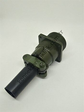 KUKDONG MS3100E 22-23P 8 Pin Metal Kasa Karşıt Kablo Tipi Erkek Askeri Konnektör