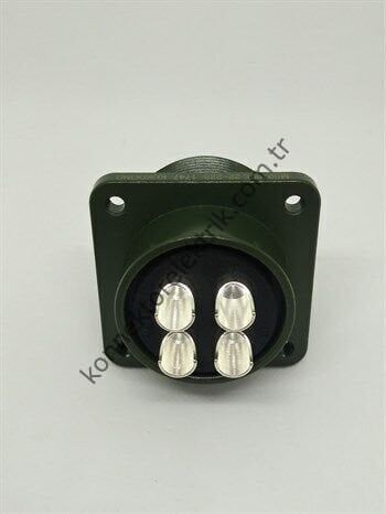 KUKDONG MS3102E 22-22S 4 Pin Metal Kasa Panel Tipi Dişi Askeri Konnektör