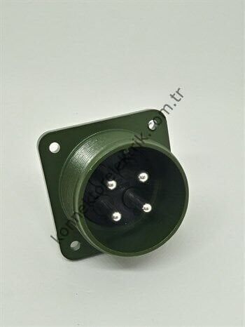 HZ CONNECTORS MS3102E 22-22P 4 Pin Panel Tipi Erkek Askeri Konnektör