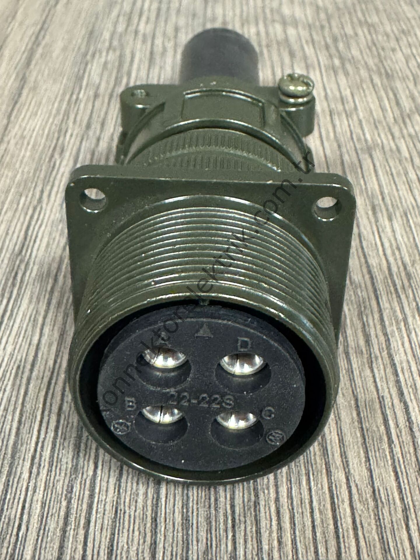 HZ CONNECTORS MS3100F 22-22S 4 Pin Karşıt Kablo Tipi Dişi Askeri Konnektör