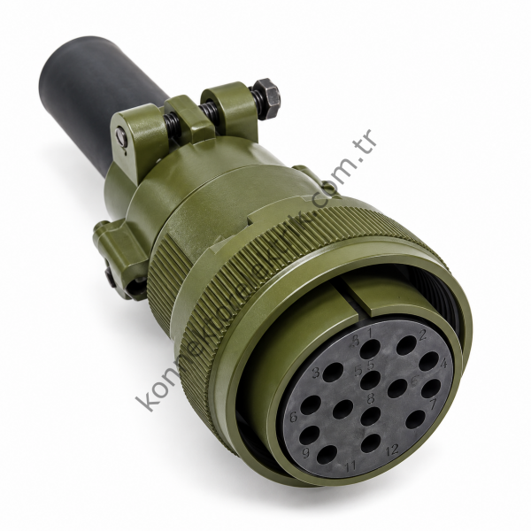 KUKDONG MS3106F 22-19S 14 Pin Metal Kasa Kablo Tipi Askeri Konnektör