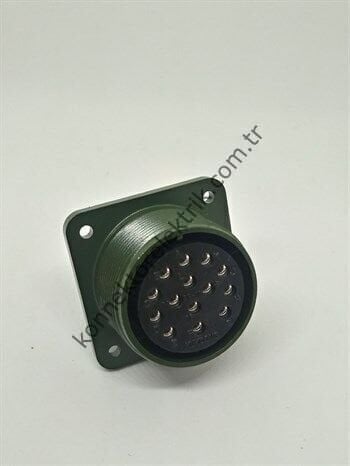 KUKDONG MS3102E 22-19S 14 Pin Metal Kasa Panel Tipi Dişi Askeri Konnektör
