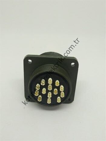KUKDONG MS3102E 22-19P 14 Pin Metal Kasa Panel Tipi Askeri Konnektör