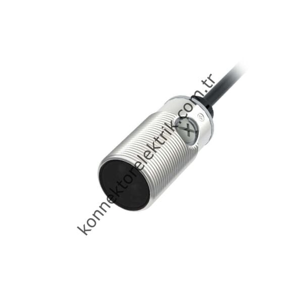 LANBAO PSMT Serisi 2mt Kablolu Paslanmaz Metal Silindirik Kısa Gövde Cisimden Yansımalı NPN Çıkışlı DC Fotosel