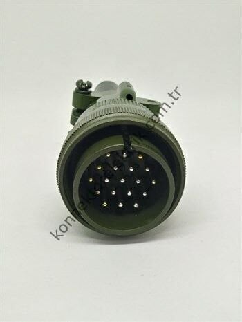 KUKDONG MS3106F 22-14P 19 Pin Metal Kasa Kablo Tipi Erkek Askeri Konnektör